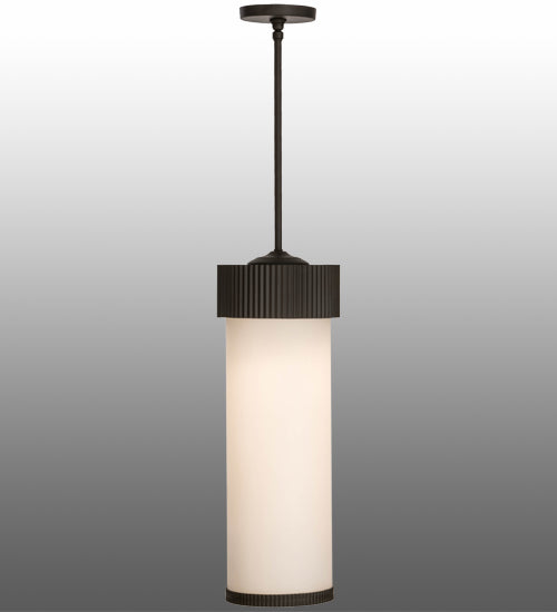 8"W Cilindro Corrugated Pendant