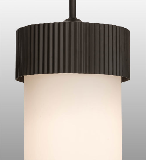 8"W Cilindro Corrugated Pendant