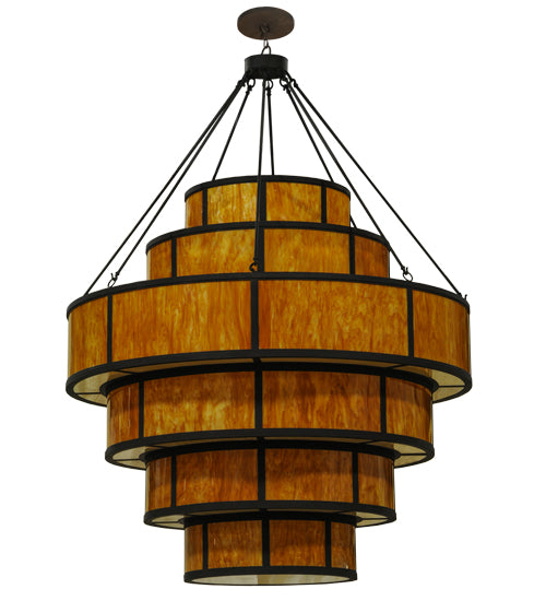 74"W Jayne 6 Tier LED Pendant