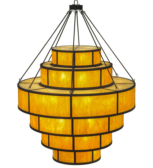 74"W Jayne 6 Tier LED Pendant