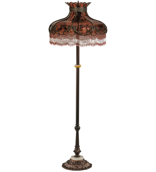 63.5" High Elizabeth W/Fringe Floor Lamp