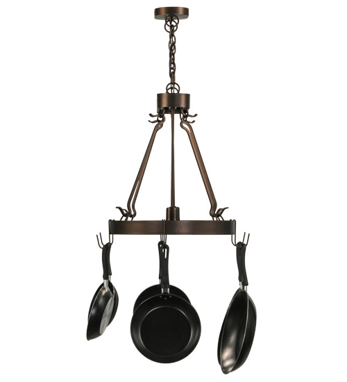 32" Long Harmony 2 Light Pot Rack