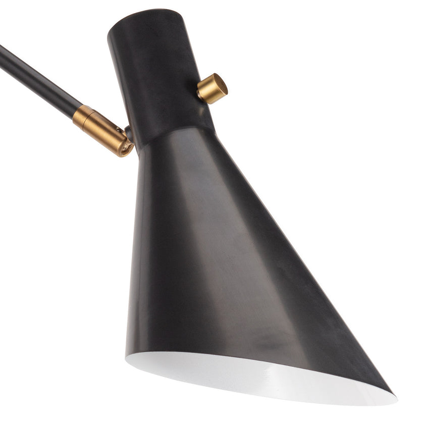 Spyder Single Arm Sconce, Black