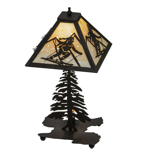 22"H Alpine W/Lighted Base Table Lamp