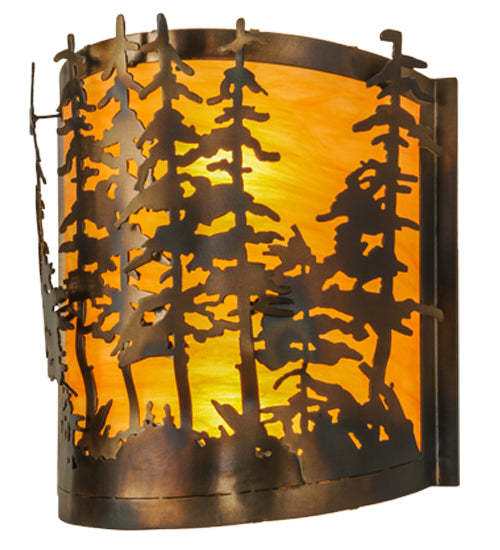 12"W Tall Pines Wall Sconce