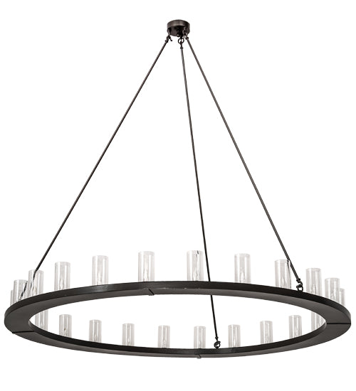 72" Wide Loxley 24 Lt Chandelier