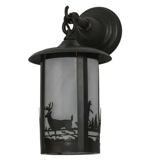 7"W Fulton Deer Creek Hanging Wall Sconce