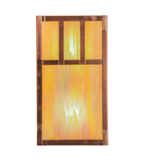 6.5"W Double Bar Mission Wall Sconce