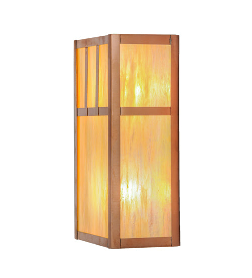 6.5"W Double Bar Mission Wall Sconce