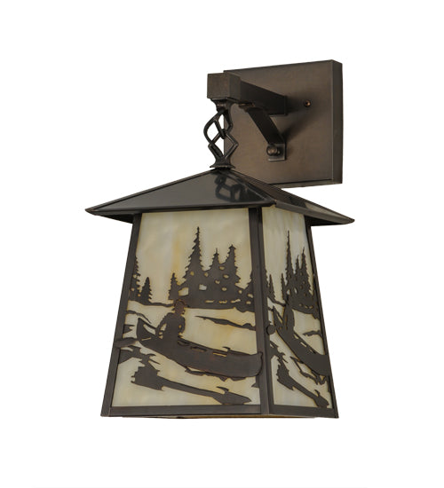 8"W Stillwater Canoe At Lake Hanging Wall Sconce