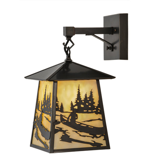 8"W Stillwater Canoe At Lake Hanging Wall Sconce