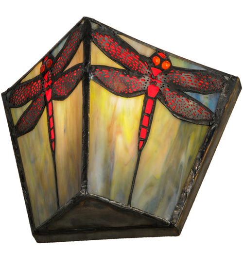 7.5"W Prairie Dragonfly Wall Sconce