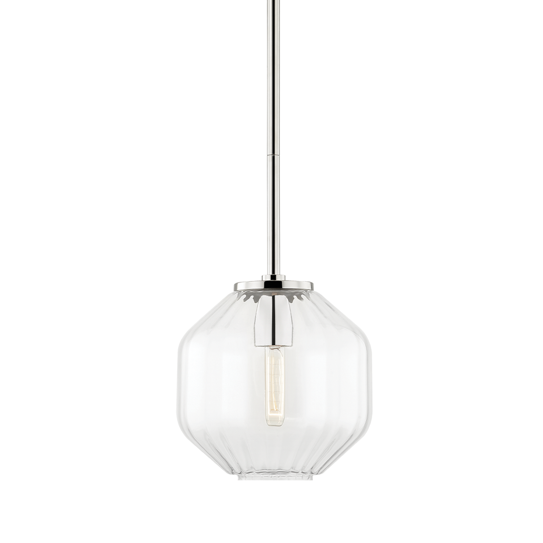 Bennett Pendant 10" - Polished Nickel