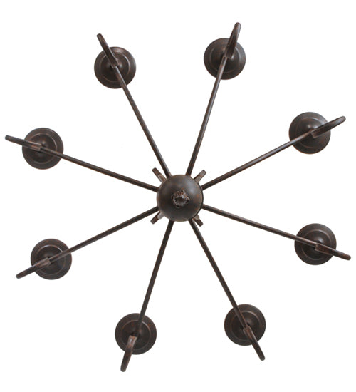 36"W Sienna 8 Lt Chandelier