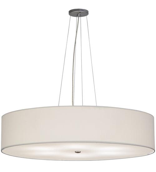 36" Wide Cilindro White Textrene Pendant