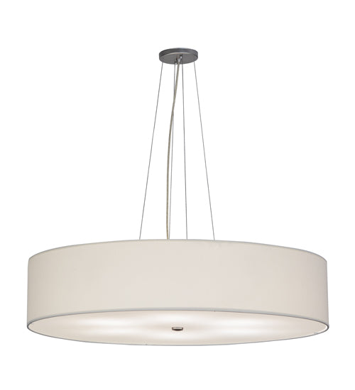 36" Wide Cilindro White Textrene Pendant