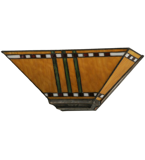 16" Wide Prairie Corn Wall Sconce