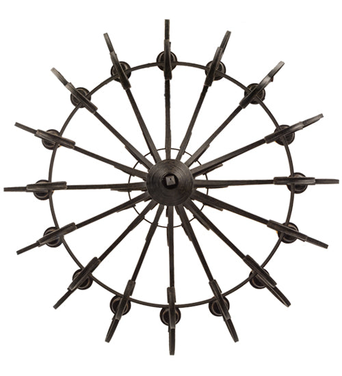 60" Wide Symen 16 Light Chandelier