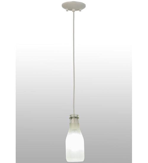 5"W Milk Bottle LED Mini Pendant