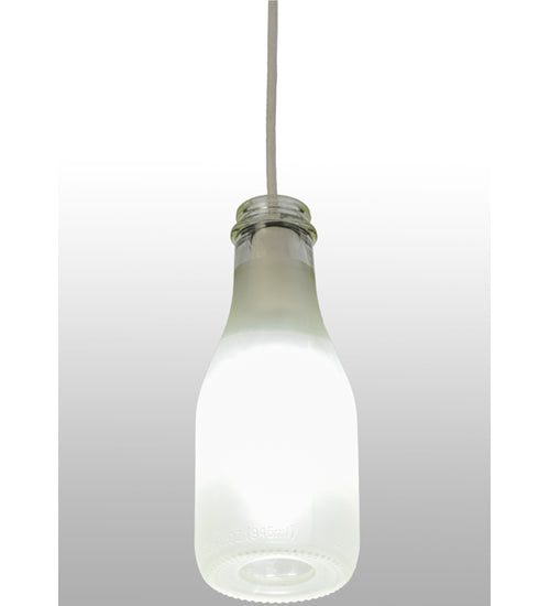 5"W Milk Bottle LED Mini Pendant