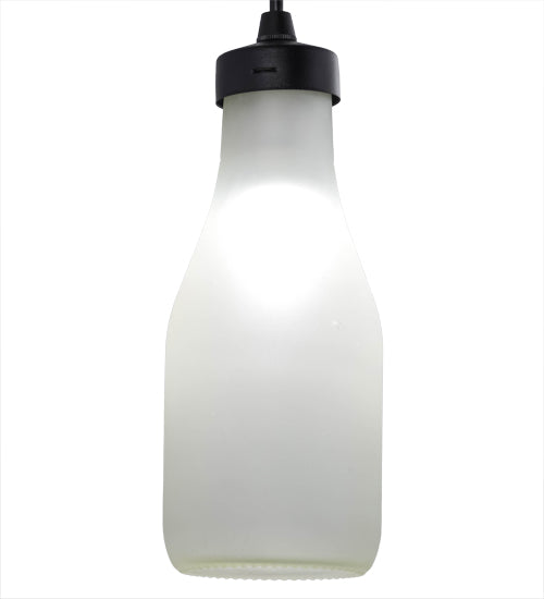 5" Wide Milk Bottle LED Mini Pendant