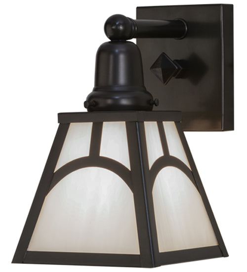 6"W Mission Hill Top Wall Sconce