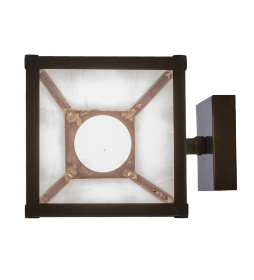 6"W Mission Hill Top Wall Sconce