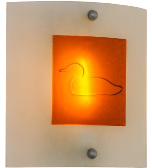 11" Wide Metro Fusion Loon Wall Sconce