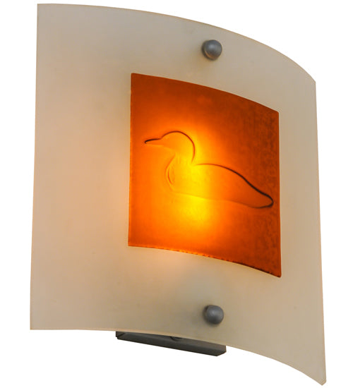 11" Wide Metro Fusion Loon Wall Sconce