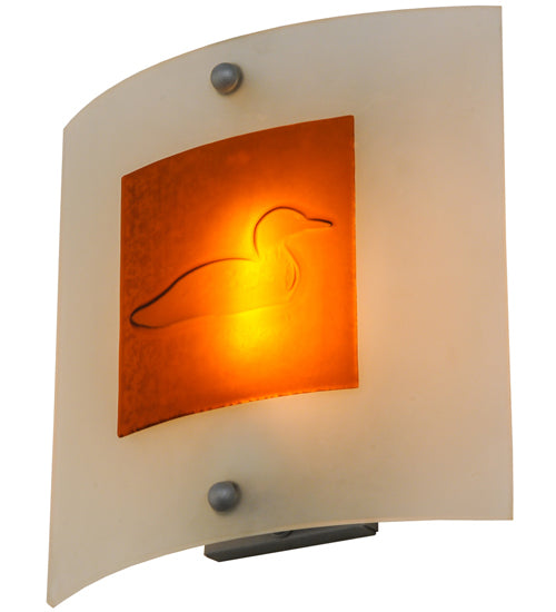 11"W Metro Fusion Loon Wall Sconce