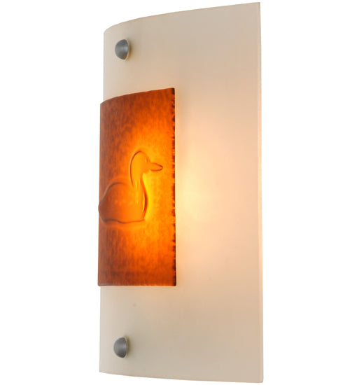 11"W Metro Fusion Loon Wall Sconce