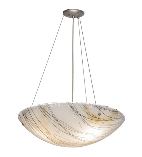 24"W Metro Fusion Ramoscelli Inverted Pendant