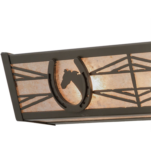 30"W Horseshoe Vanity Light