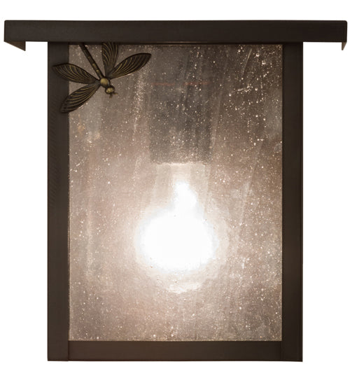 8" Wide Hyde Park Dragonfly Wall Sconce