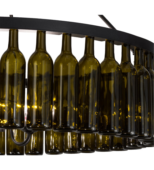 48"W Tuscan Vineyard Estate 44 Wine Bottle Chandelier