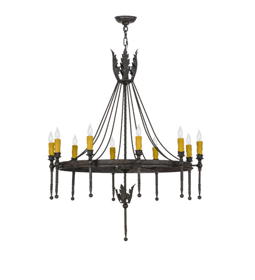 36" Wide Amaury 10 Light Chandelier