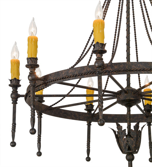 36" Wide Amaury 10 Light Chandelier