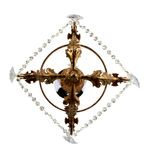 18"W Antonia 4 Lt Chandelier