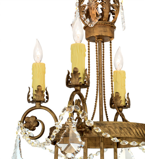 18"W Antonia 4 Lt Chandelier