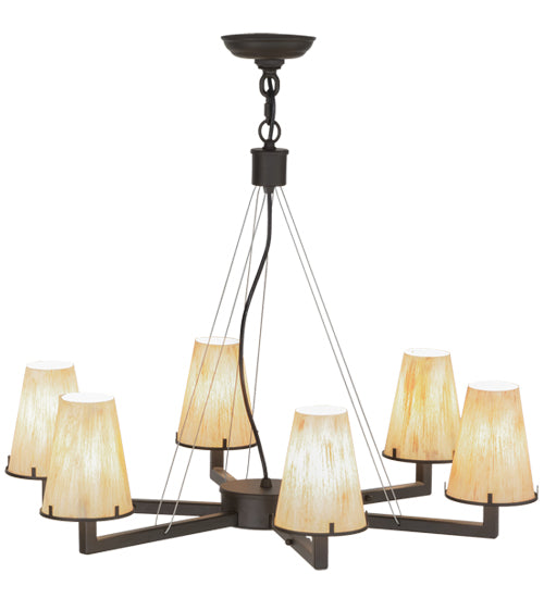 31" Wide St Lawrence 6 Light LED Chandelier