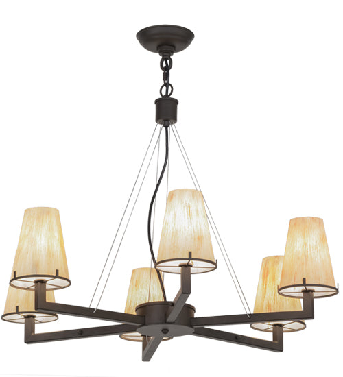 31" Wide St Lawrence 6 Light LED Chandelier