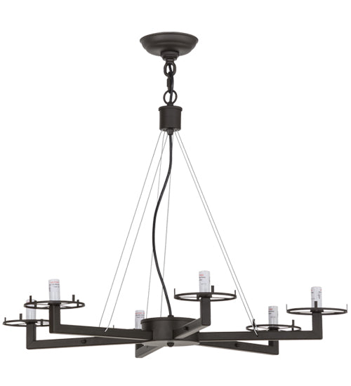 31" Wide St Lawrence 6 Light LED Chandelier