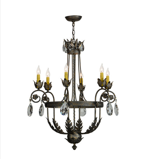 26"W Antonia 6 Lt Chandelier