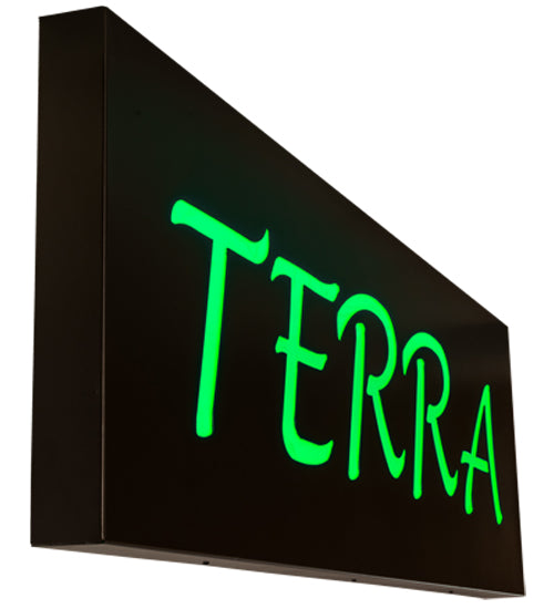 70"W Personalized Terra LED Sign