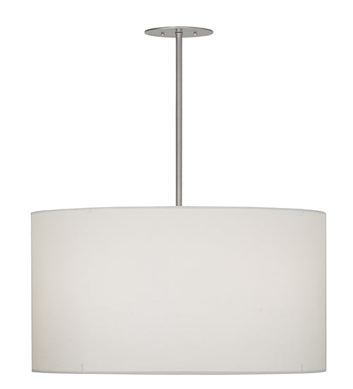 32"W Cilindro Papel Blanco Pendant