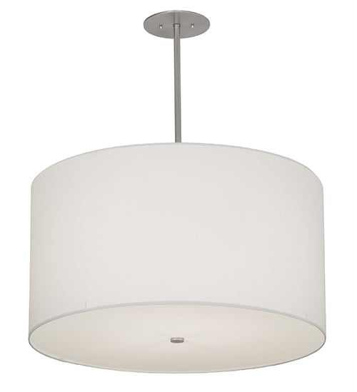 32"W Cilindro Papel Blanco Pendant