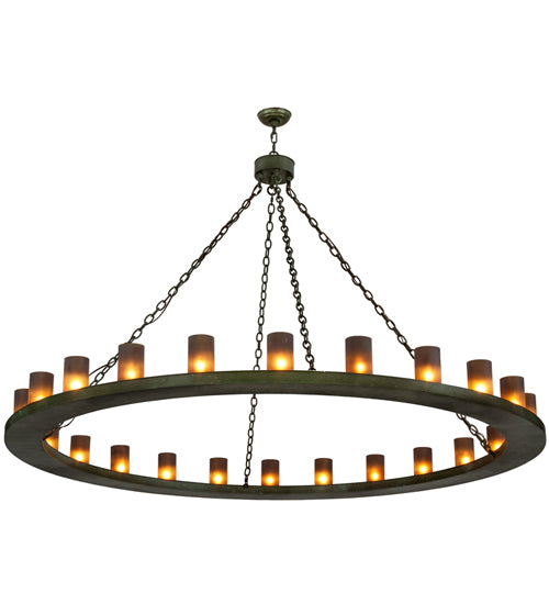 72"W Loxley 24 Lt Chandelier