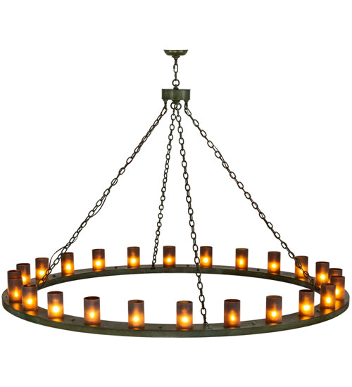 72"W Loxley 24 Lt Chandelier