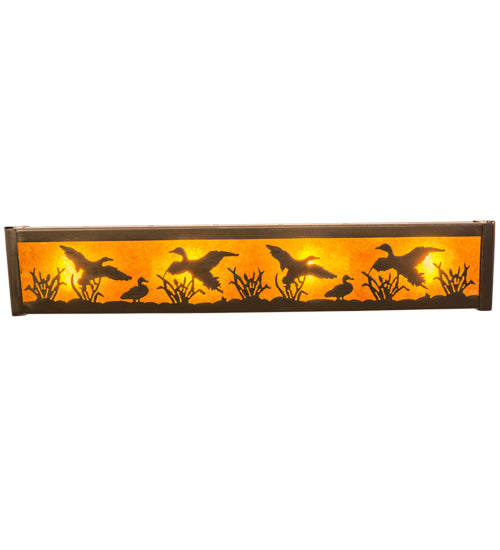 24"W Ducks In Flight Vanity Light