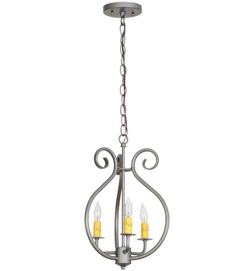 12"W Easton 3 Lt Pendant